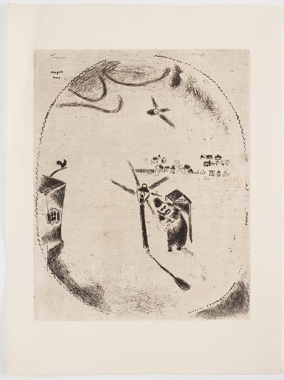 MARC CHAGALL, 71 st etsningar ur upplagan om 285 exemplar på Arches/MBM/J. Perrigot-papper, 1923-1948.
