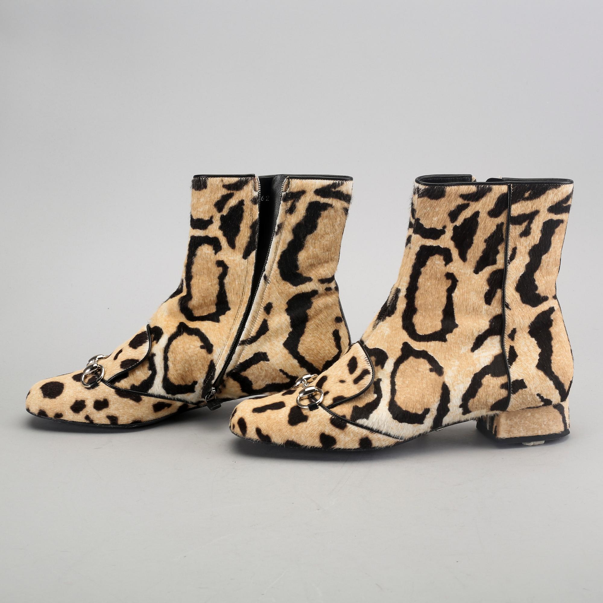 Gucci, Stövletter, "leopard".