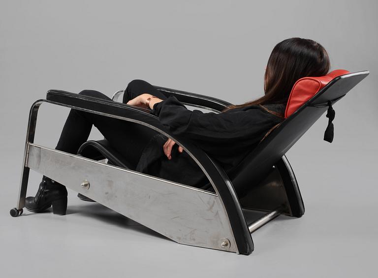 FÅTÖLJER, ett par, "Grande Repos", Jean Prouvé, Tecta, 1980-tal.