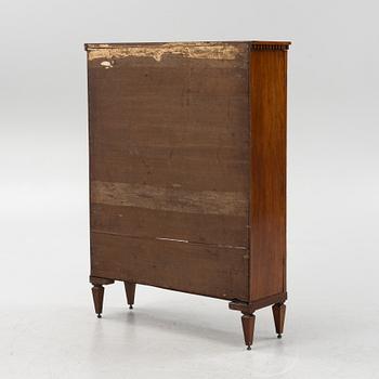 A late Gustavian cabinet, early 19th Century.