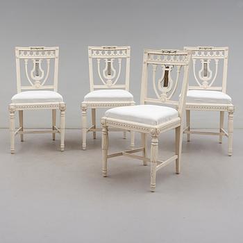 STOLAR, 4 st, empirestil, 1900-talets första hälft.