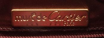 Cartier, Must de Cartier Line Burgundy, väska, 1980-tal.