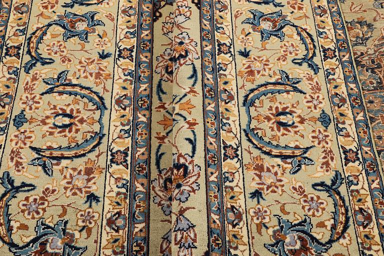 A carpet, Najafabad, c. 407 x 296 cm.