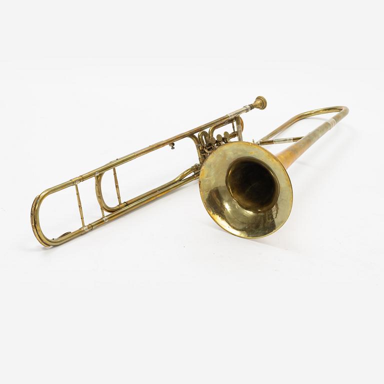 A Valve Trombone, Ahlberg & Ohlsson, Stockholm, from around the year 1900.