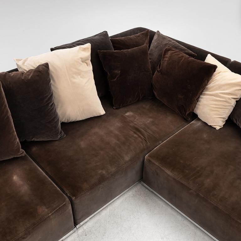 Antonio Citterio, A three piece modular 'ACCollection' sofa, B&B Italia Maxalto.