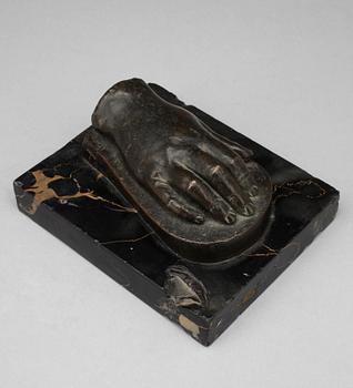 OKÄND KONSTNÄR, skulptur, brons, sign Tozelli, 1800-tal.