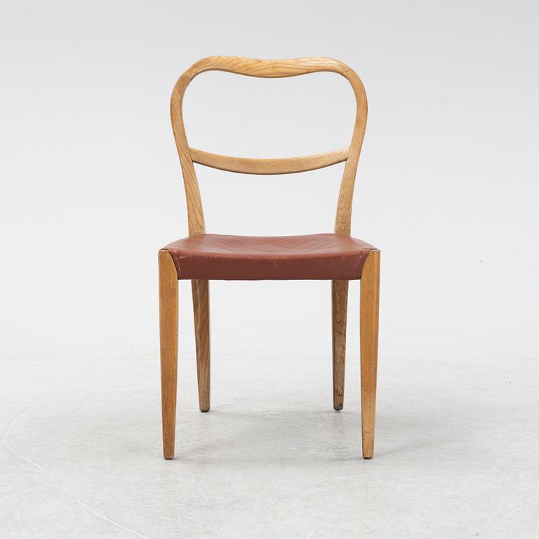 Axel Larsson, a Swedish Modern oak chair, Svenska Möbelfabrikerna Bodafors, 1930's/40's.