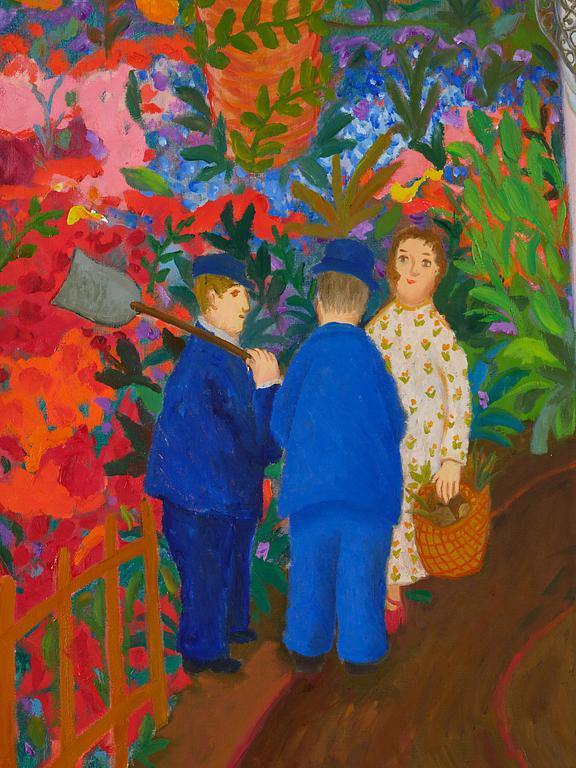 Lennart Jirlow, On the balcony, Provence.