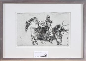 ROJ FRIBERG, litografier, 2 st, provtryck samt HC, sign.