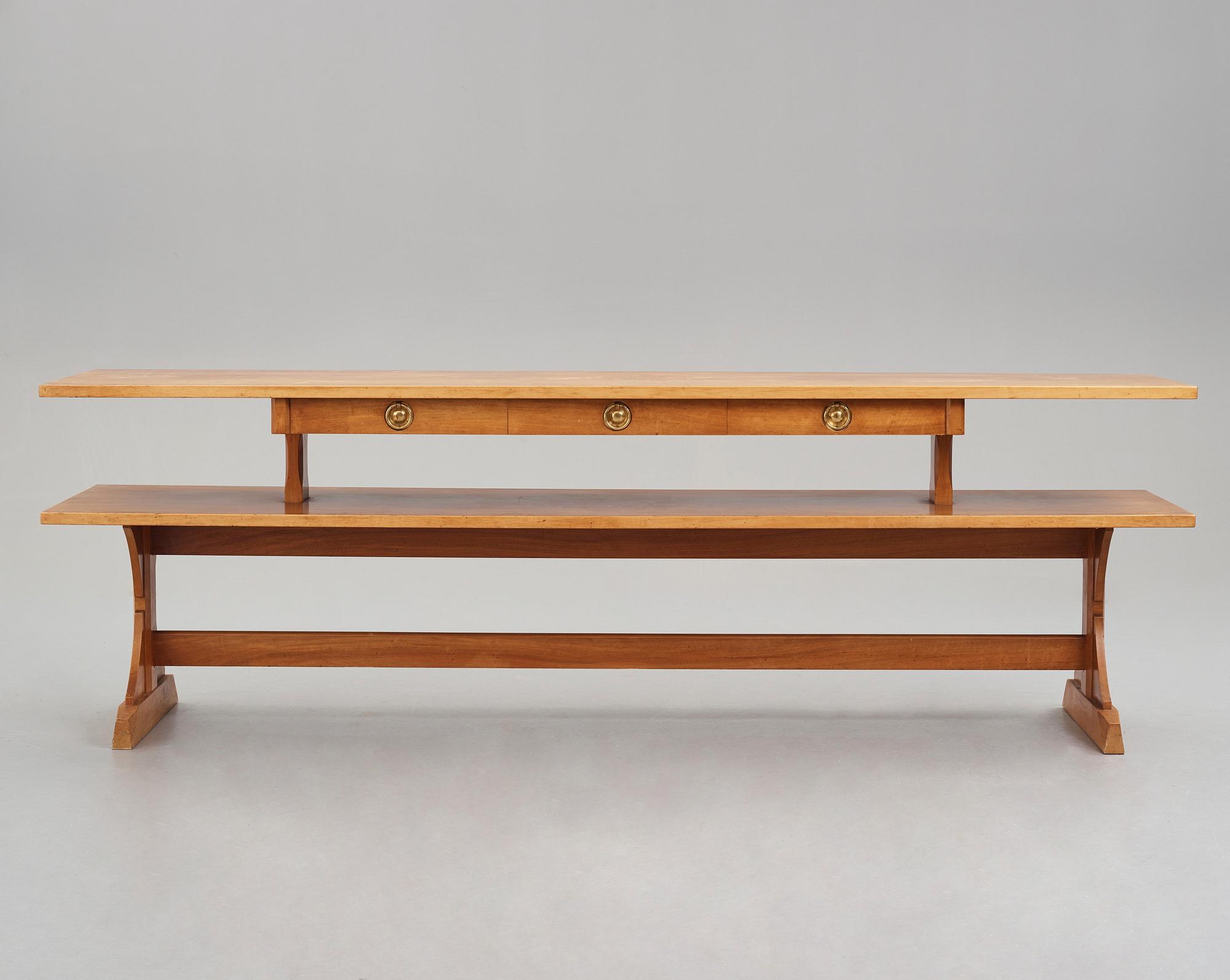 Josef Frank, a sideboard /  library table for Svenskt Tenn, Sweden, model 2226.