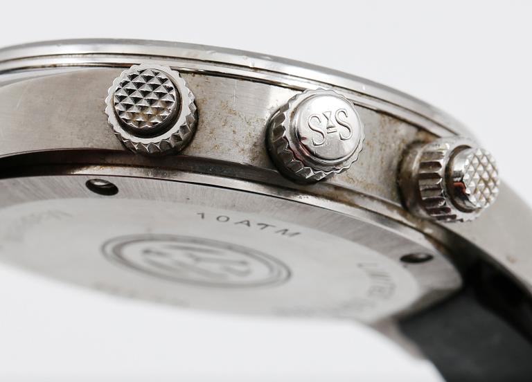 SJÖÖ SANDSTRÖM, "VW Limited Edition", armbandsur, 43 mm, kronograf.