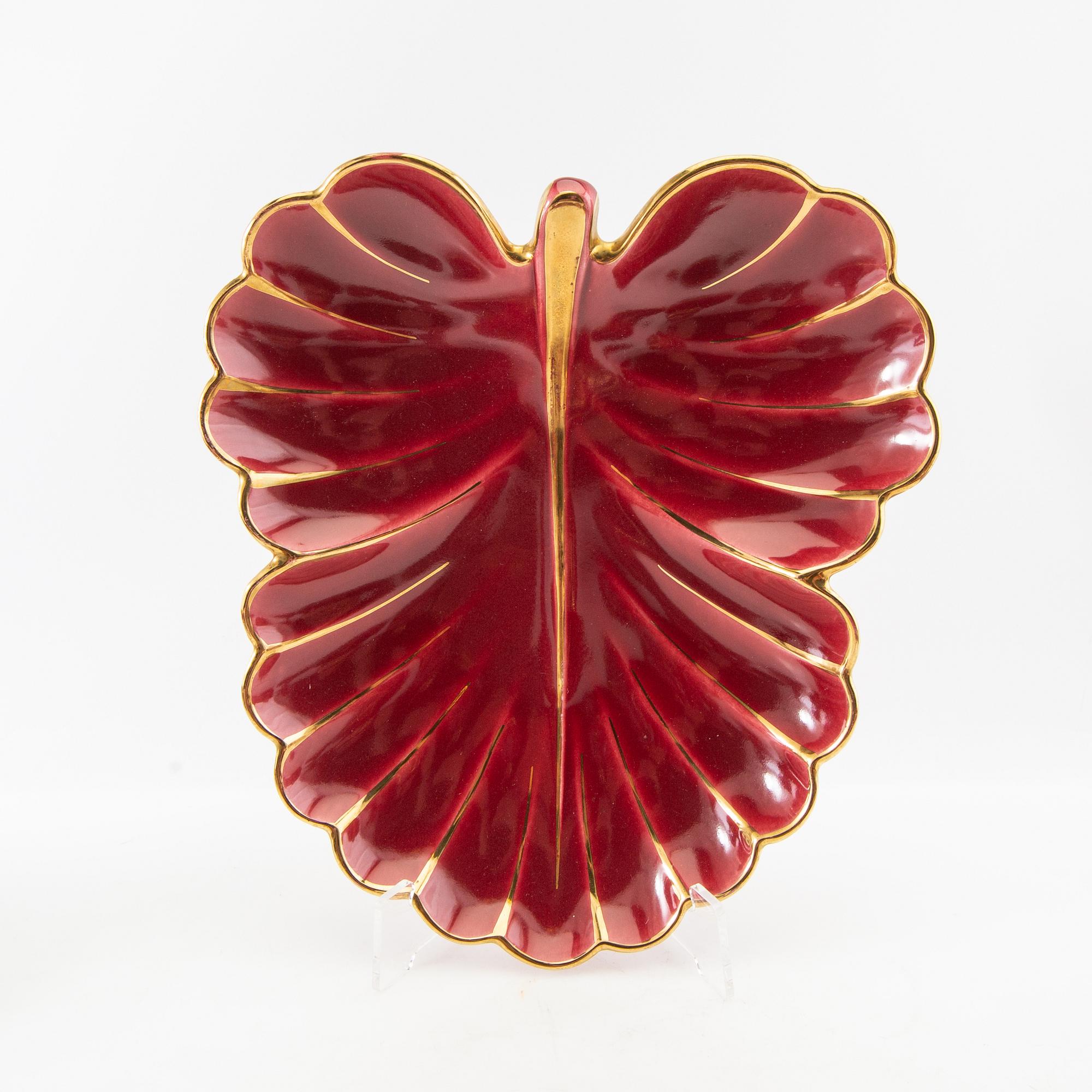 Arthur Percy, 25 pieces, "Rubin", Gefle, mid-20th century.