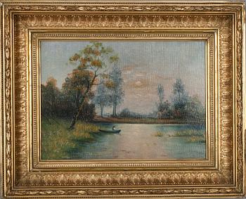 FRANS MAEXMONTAN, öljy, kangas pingotettu levylle, epäselvä sign, 1800-luvun loppupuoli.