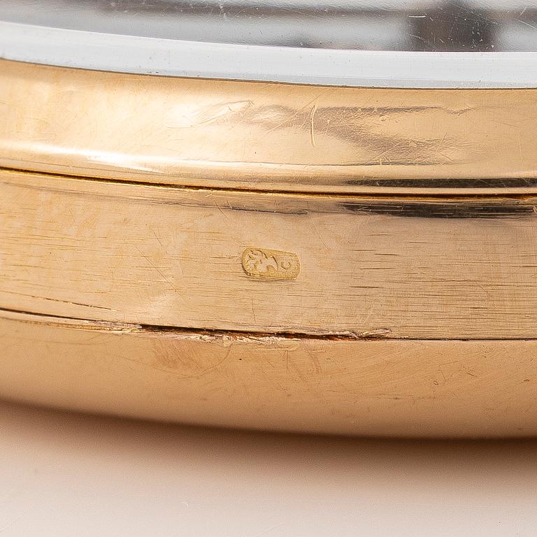 Aurora, "Chronographe Suisse Antimagnetic", armbandsur, kronograf, 37,5 mm.