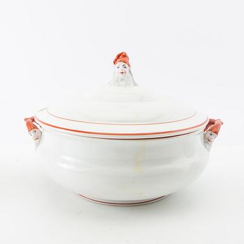 Carafes with and 3 pcs as well as pitchers 2 pcs including Rörstrand, first half of the 20th century.