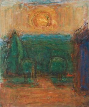 Carl Kylberg, ”Soluppgång i trädgården” / ”Morgonsol i trädgården” (Sunrise in the garden / Morning sun in the garden).