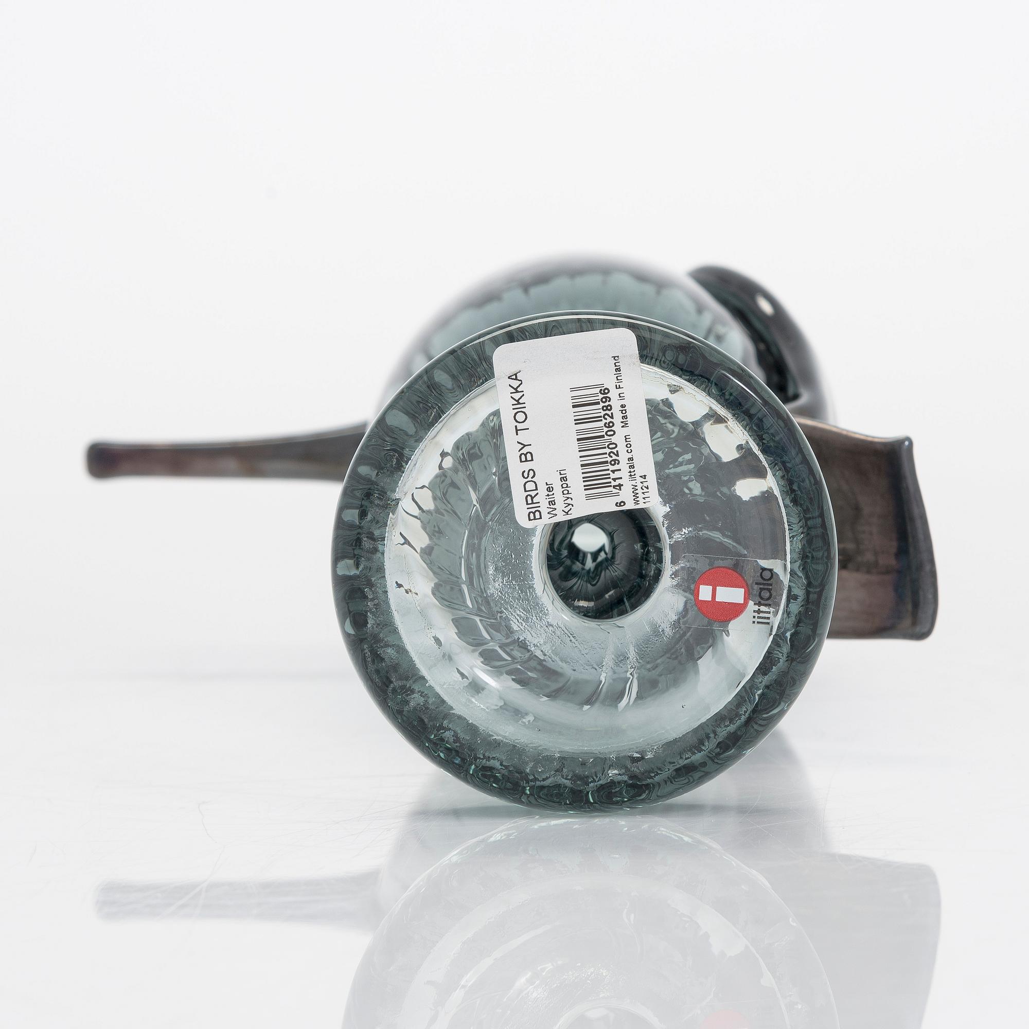 Oiva Toikka, glasfågel, signed Oiva Toikka Iittala.