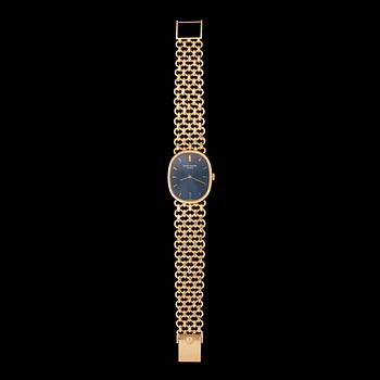 HERRARMBANDSUR, 18 k guld, "Golden Ellipse", Patek Philippe. Vikt ca 82 g.