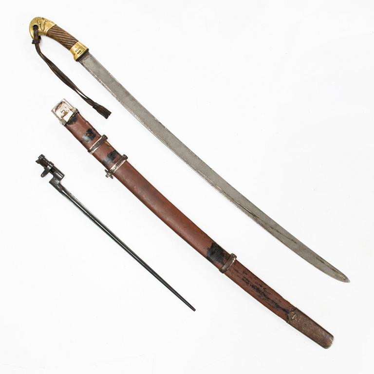 A Russian Cossack Shaska, model 1881, dated 1930.