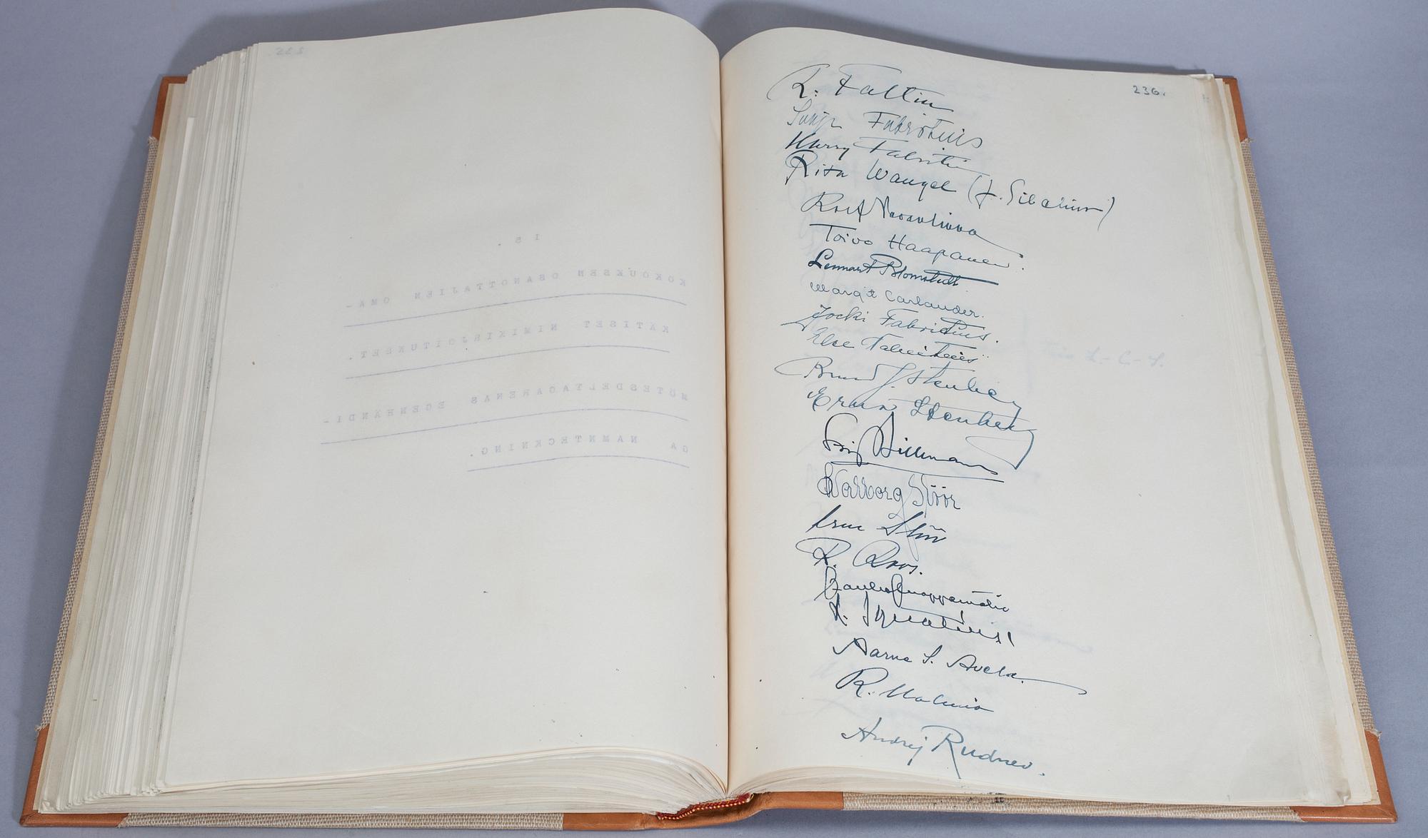 BOK, För Kammarmusikens befrämjande i Finland 1945. Torsten Carlander.