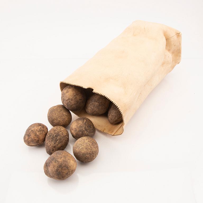 Ingrid Herrlin, a signed earthenware sculpture.