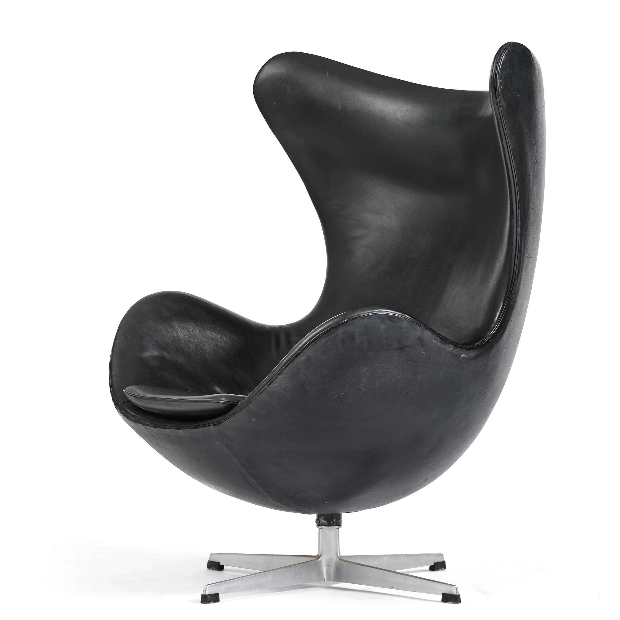 Arne Jacobsen, an "Egg" armchair, Fritz Hansen, Denmark, 1964.