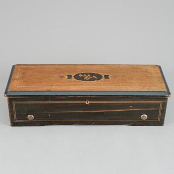 CYLINDERSPELDOSA, 1800-talets andra hälft.