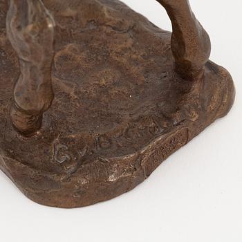 Greta von Braun-Gisenfeld, skulptur, brons, signerad, gjutarstämpel.