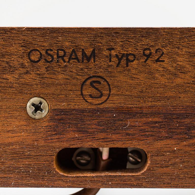 An electrical candlestick 'Fantasi 92' from Osram, mid 20th Century.