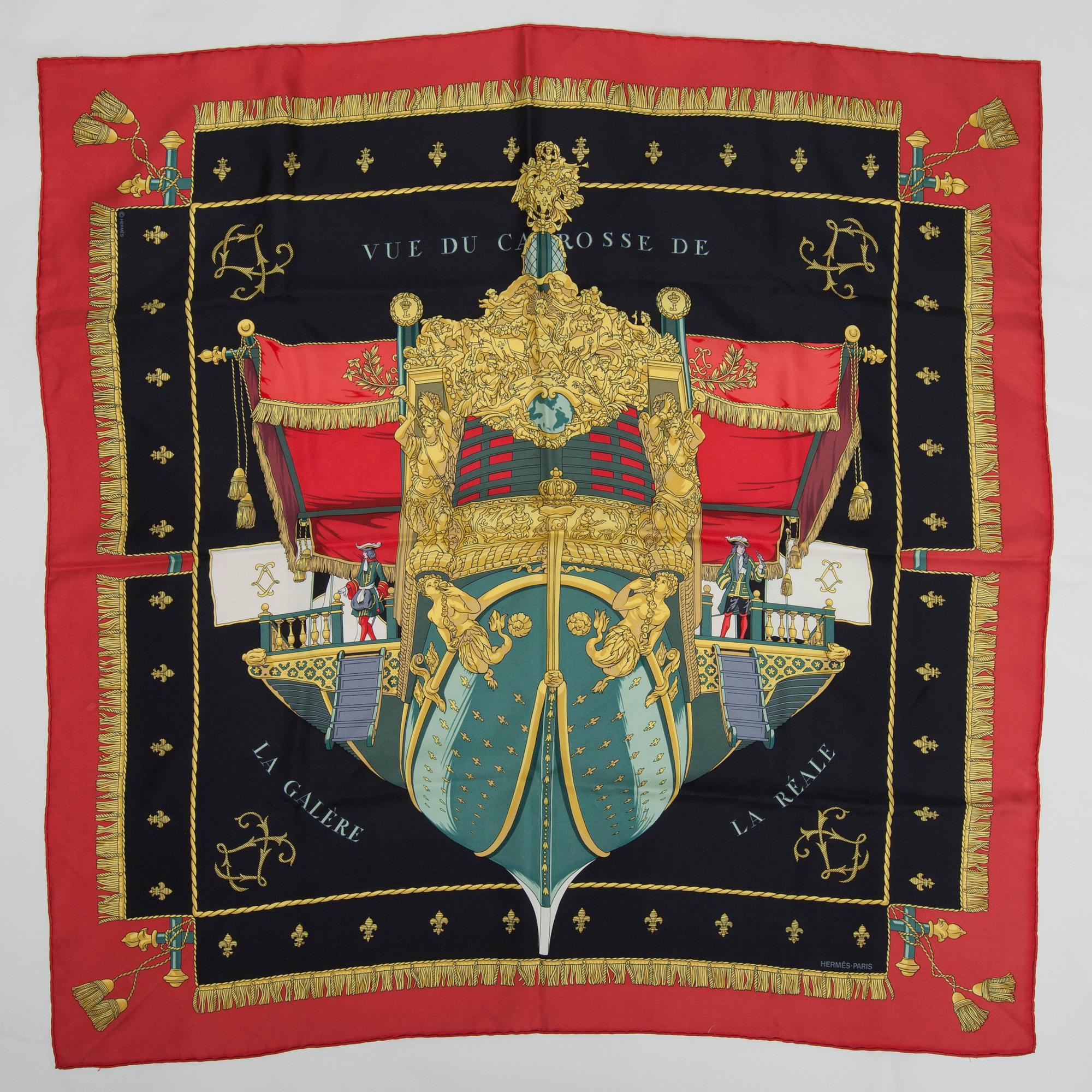 SCARF, "Vue du Carrosse de La Galère La Réale", Hermès.