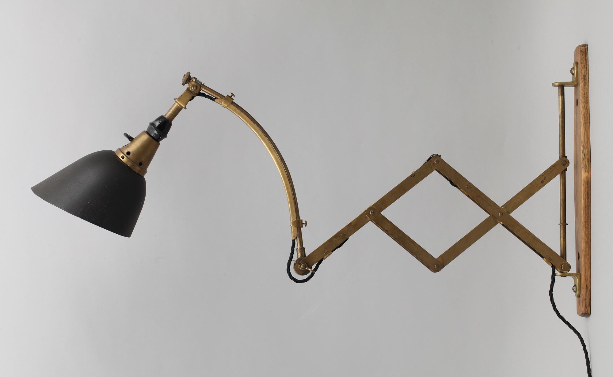 VÄGGLAMPA, Curt Fischer, Midgard. 1920-tal.