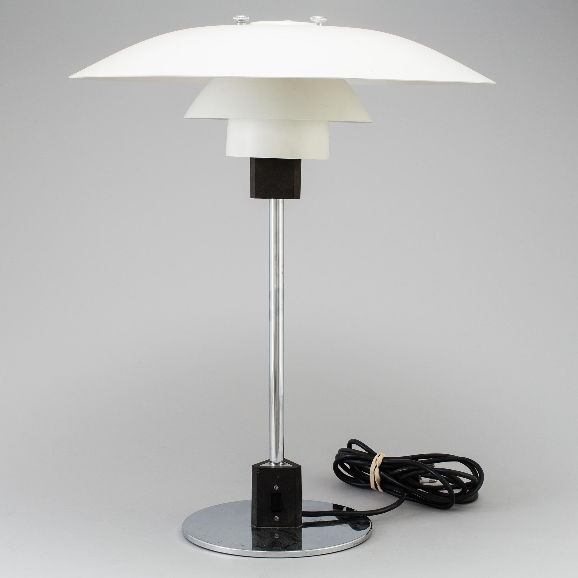 A "PH- 3/4" table lamp by Poul Henningsen, Louis Poulsen, Denmark.