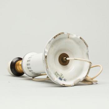 BORDSLAMPA, Royal Copenhagen, porslin, tidigt 1900-tal.