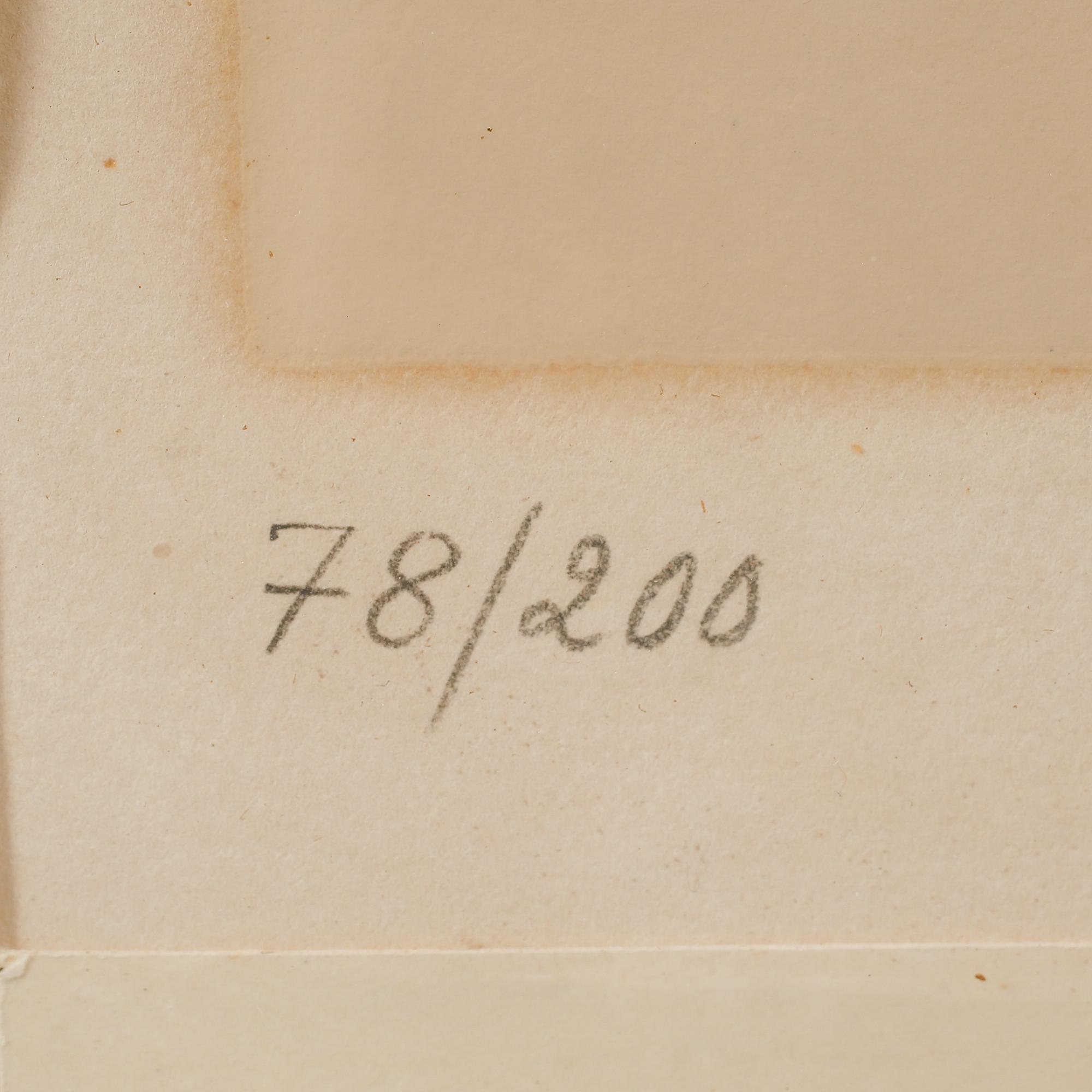 FERNAND LÉGER, color lithograph, signed and numbered 78/200.