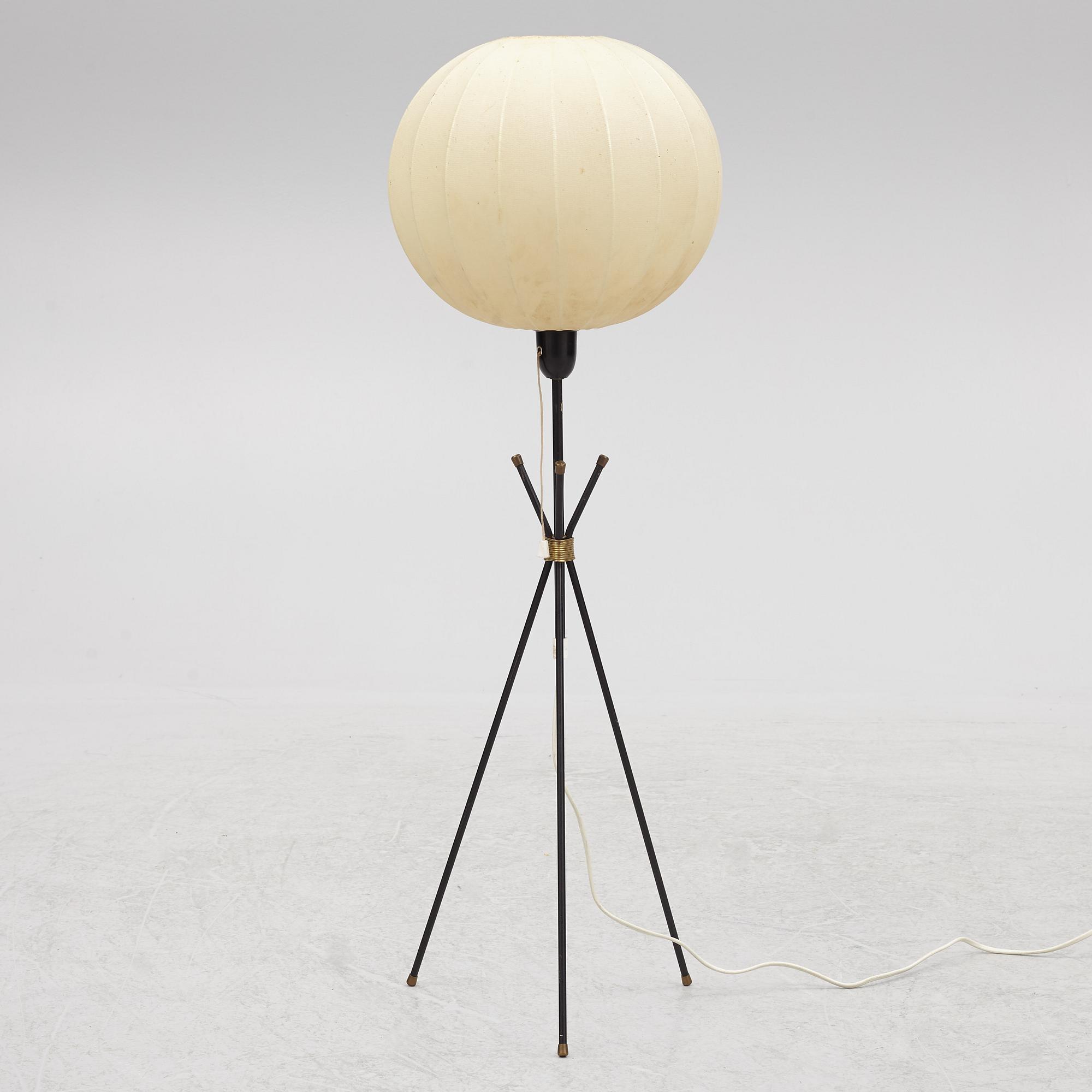 Floor lamp, 1950s.