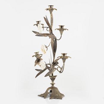 A pair candelabras + one, France, first half of the 20th century.