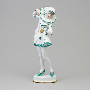 A Rosenthal porcelainfigure of 'Pierrette / Anita Berger', Germany, 1940's.