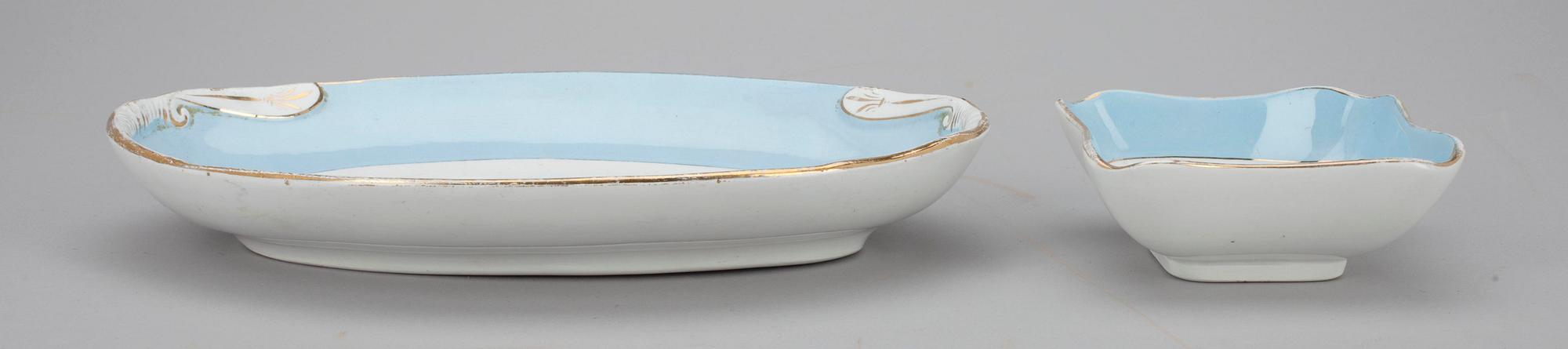 SKÅLAR, 2 st, fajans, Kuznetsov, Ryssland 1894-1917.