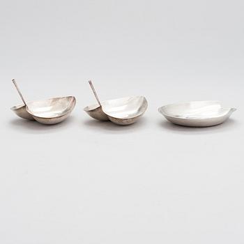 Tapio Wirkkala, three sterling silver bowls, Kultakeskus, Hämeenlinna 1959 and 1969.