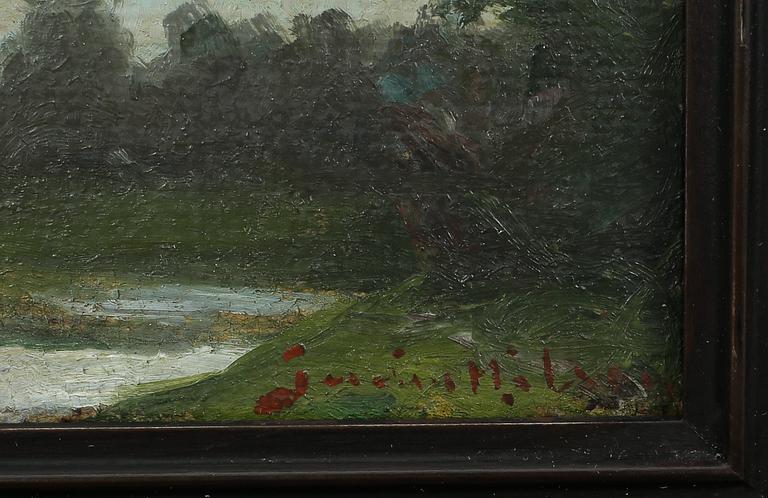 SEVERIN NILSON, olja på duk, signerad Severn Nilson.