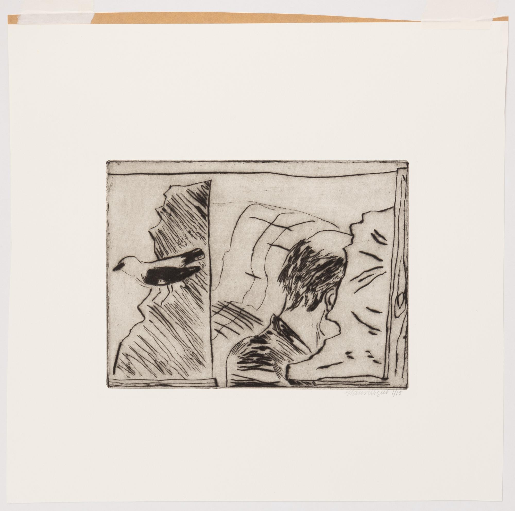 Hans Wigert, Man och fågel.