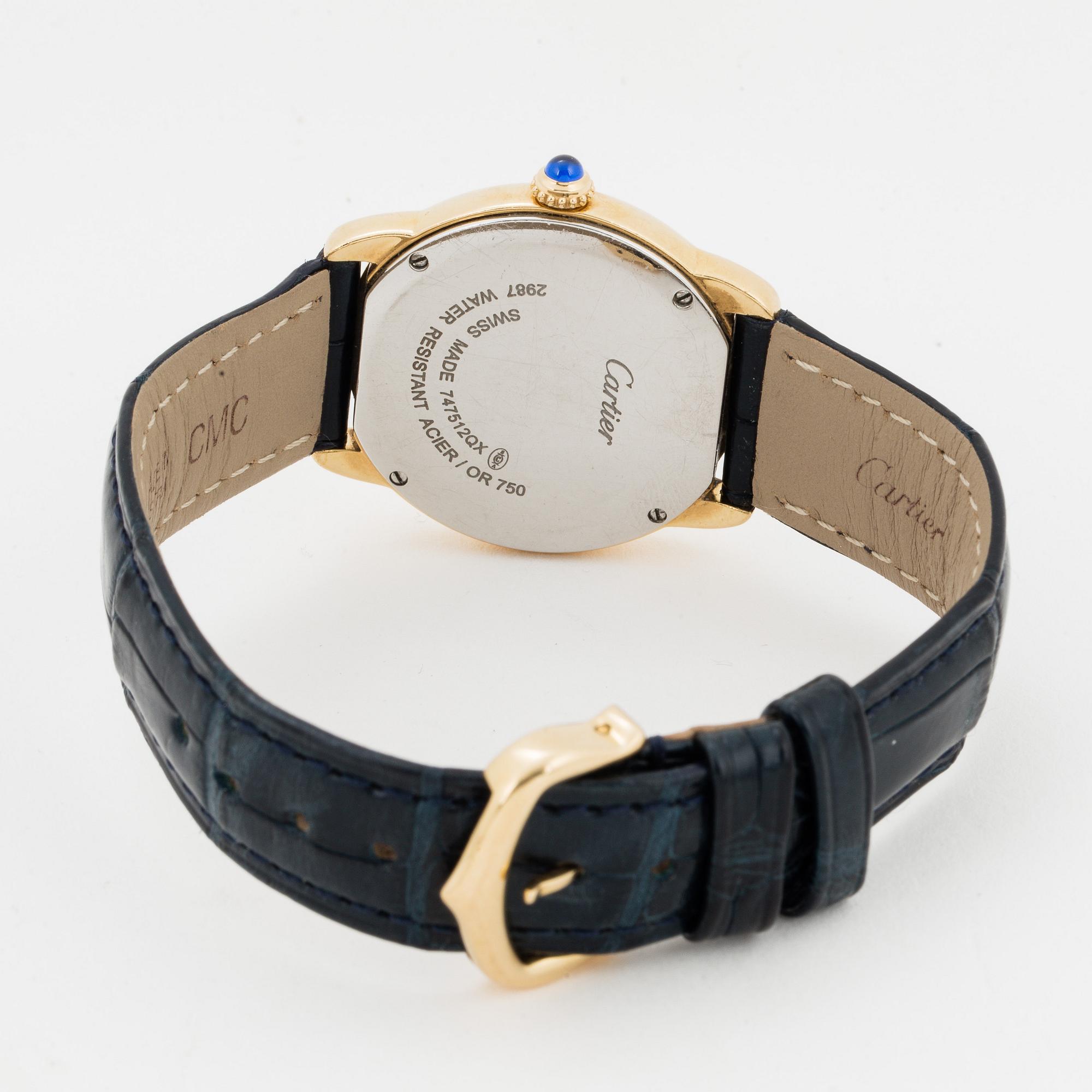 CARTIER, Ronde Solo, wristwatch, 29 mm.