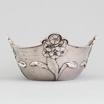 FIRMA A MICHELSEN, skål, sterling silver, jugend,  Köpenhamn, 1901.