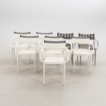Philippe Starck, stolar, 8 st, "Play", Dedon, 2000-tal.