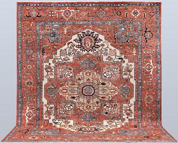 A Zigler Heriz design carpet, 306 x 250 cm.
