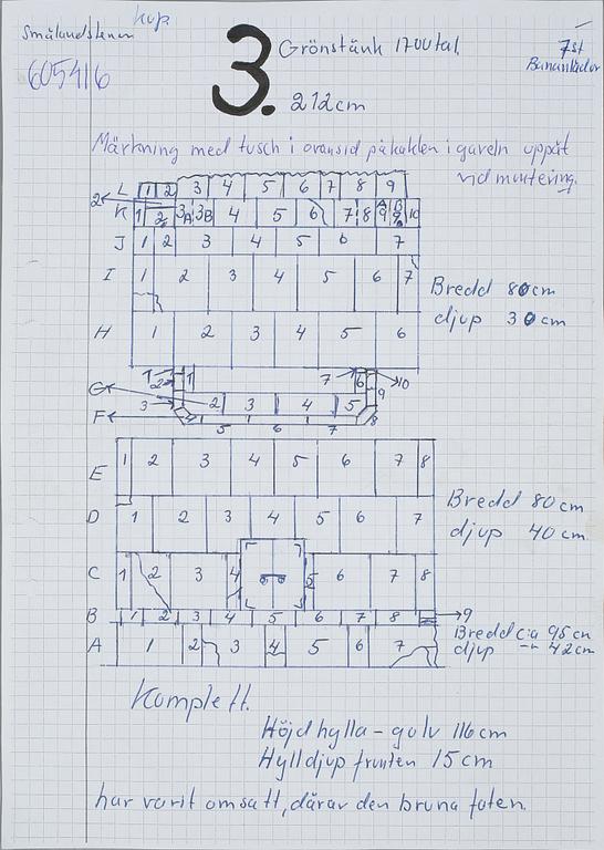 KAKELUGN, sent 1700-/tidigt 1800-tal.