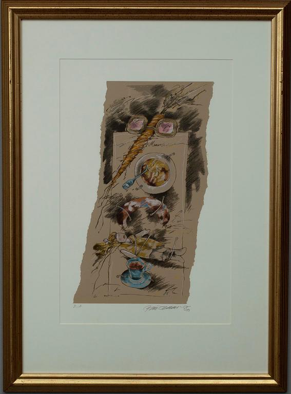 RAIMO KANERVA, färglitografi, sign. och dat. -86, E.A.