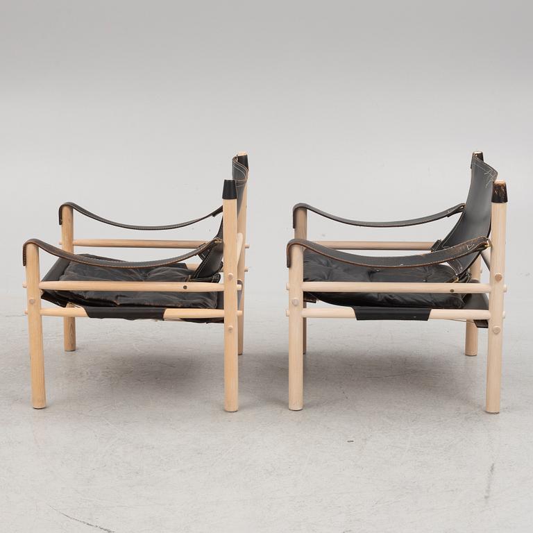 Arne Norell, a pair of "Sirocco" armchairs, Norell Möbler, sweden, second half of the 20th century.