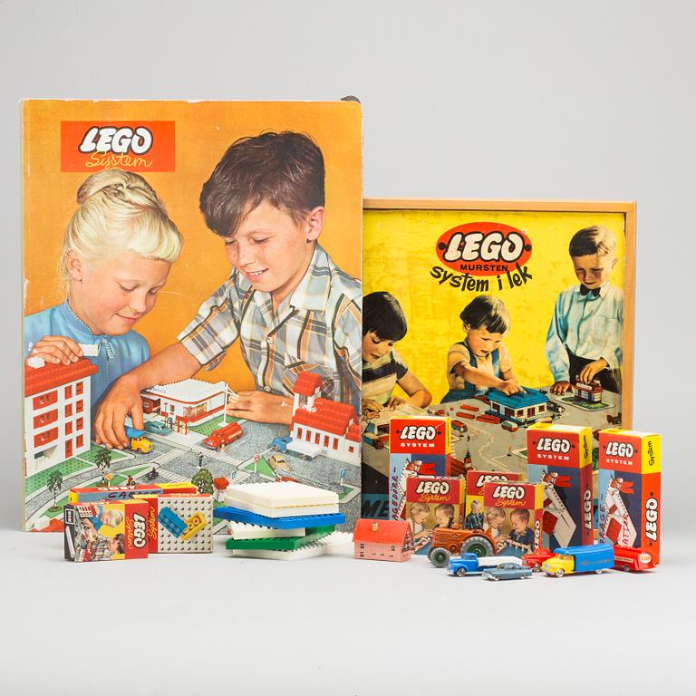 SAMLING LEGO, bl.a. 1950/60-tal,