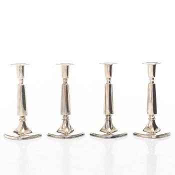 Tore Eldh, ljusstakar, 4 st, silver, Alton, Falköping.